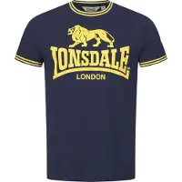 Lonsdale Lees Short Sleeve T-shirt Bleu 3XL Homme