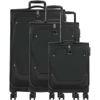 Travelite Ensemble de valises Umbria à 4 roulettes, 3 pièces, avec extension