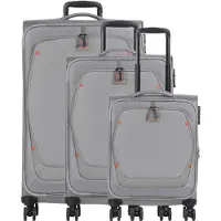 Travelite Ensemble de valises Umbria à 4 roulettes, 3 pièces, avec extension