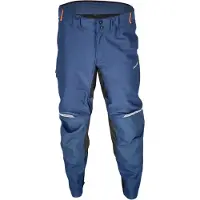 Acerbis X-Duro, pantalon en textile ,Bleu/Orange ,32