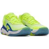 Under Armour Chaussure De Basketball Under Armour Spawn 7 Unisexe High Vis Jaune / Bleu Atlantis / Metallique Bleu Calm 44