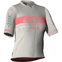 Leatt Endurance 6.0 Short Sleeve Jersey Gris S Femme