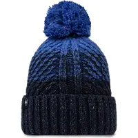 Buff Knitted & Fleece Beanie Bleu