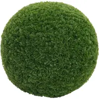 Mendler Buisson artificiel HWC-O96, boule de thuya Plante décorative Plante artificielle Arbre de vie artificiel, extérieur, polyéthylène Ø 52 cm