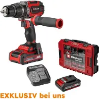 Einhell Perceuse-visseuse à percussion sans fil – TP-CD 18/70 Li-i BL +70 – 70 Nm – 2 batteries + accessoires – Power X-Change