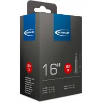 Schwalbe Sv3 Chambre À Air 16x1.75-2.50 Valve Presta Noir
