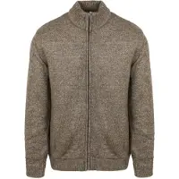 Steppin' Out Cardigan Melange Vert Marron