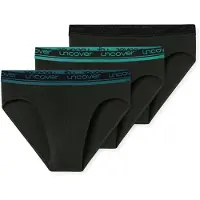 Schiesser Slip 'Cotton' aqua / pétrole / noir