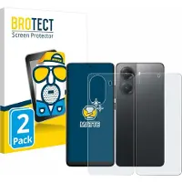 BROTECT Protection Mat (2 pcs, Xiaomi Poco X7 Pro), Téléphone portable : film de protection, Noir