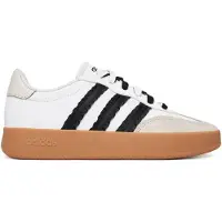 Adidas Baskets basses 'BARREDA' beige / noir / blanc