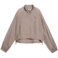 Puma Her Relaxed Fit Full Zip Sweatshirt Marron L Femme