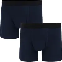 Alan red Boxers bleu marine