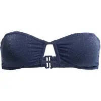 Roxy Shine Bandeau Bikini Top Bleu M Femme
