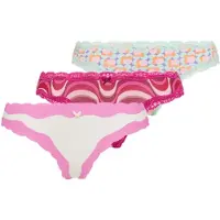 LASCANA String bleu / vert pastel / rose / magenta