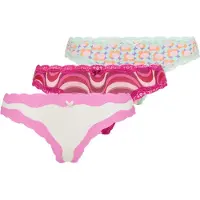 LASCANA String bleu / vert pastel / rose / magenta
