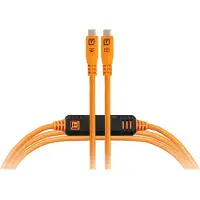 Tether Tools Câble TetherTools TetherPro Optima 10G USB-C, 1 m (droit à droit) Orange