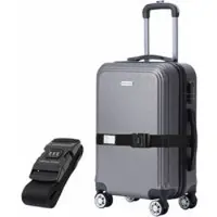 VERTICAL STUDIO "Bergen" 20" Bagage à main gris avec sangle de bagage GRATUITE