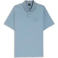 BOSS pour homme. 50559146 Polo Relaxed Fit bleu clair (XXL), Casuel, Coton, Manche courte