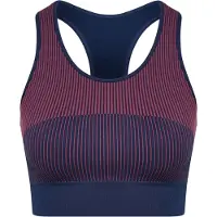 Hummel Yoga Seamless Sports Top Bleu M Femme