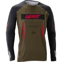 Leatt Gravity 5.0 Long Sleeve Jersey Vert M Homme
