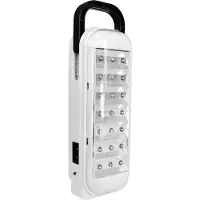 Avizar , lampe de secours 21 LED avec poignée de transport, blanche