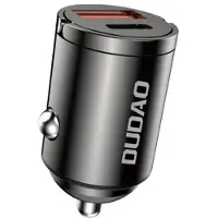 Dudao R3MAX Chargeur de voiture USB + USB-C 48W, Adaptateur pour véhicule, Noir