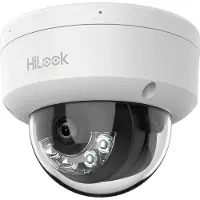 HiLook Caméra de Sécurité IP Dome PoE 4MP 2.8mm Extérieure IP67 - IPC-D140HA-LU