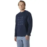 Helly Hansen Skog Graphic Tee Long Sleeve T-shirt Bleu XL Homme