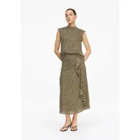 Comma Jupe olive / blanc