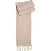 JOOP! Écharpe 'Fabio' sable / blanc