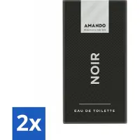 Amando Noir Eau de Toilette 50 ml - Vorteilspack - 2 Stücke