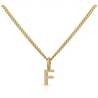 Orolino Chaîne 'Buchstabe F' or