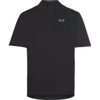 Jack Wolfskin Sucol Half Zip Short Sleeve T-shirt Noir S Homme