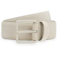 HUGO Ceinture en cuir suédé avec boucle ton sur ton à ardillon