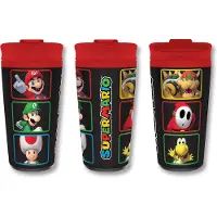 Super Mario Gobelet isotherme Gaming de Super Mario - Personnages - pour Unisexe - multicolore - Taille Standard