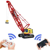 ReoBrix 22006 Grue sur chenilles avec télécommande, 1322 pièces