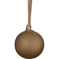 Blomus JUHLA Weihnachtsschmuck L coffee 9cm 2tlg (2x)