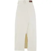 Urban Classics Tb7443 Midi Skirt Beige 28 Femme