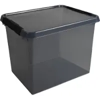 Sunware Aufbewahrungsbox Comfort-line, 52L, grau-transparent (40 cm, 52 l)