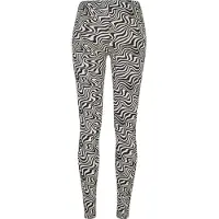 Urban Classics Leggings noir / blanc