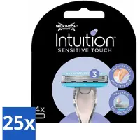 Wilkinson - Intuition Sensitive Touch Recharges - A l'aloe vera - 3 lames de rasoir - Pack avantage - 25 pièces