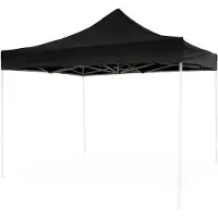 Divina Garden Bâche De Toit Imperméable Noire 3X3 Pour Tonnelle Pliante Eg49483 (Pièce De Rechange)