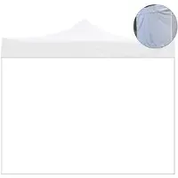 Divina Garden Bâche Latérale Blanche Imperméable 3X2 M, De Remplacement Pour Tonnelle Pliante Market-Pro