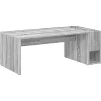 vidaXL Table basse gris Sonoma 101,5 x 50 x 37 cm Bois composite