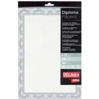 Agipa Papier design "Diploma", DIN A4, 115 g/qm, bleu (A4, 25 feuilles, 115 g/m²)