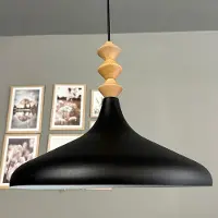 Bamyum Champion Pendelleuchte Schwarz (E27)