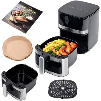Bergmann Friteuse sans huile YA, 1 compartiment, 5 l, 1400 W, N