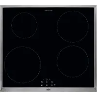 AEG APPAREILS MÉNAGERS Plaque de cuisson vitrocéramique, 60 cm, induction, acier inoxydable IEB64000XB