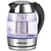 G3ferrari Bouilloire électrique G3 Ferrari BolleBlu 1,8 L 2200 W Noir Acier inoxydable Transparent
