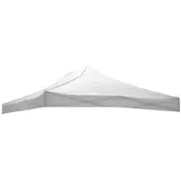 Divina Garden Bâche De Toit Blanche Étanche 2X2 Pour Tonnelle Pliante, Remplacement 49483